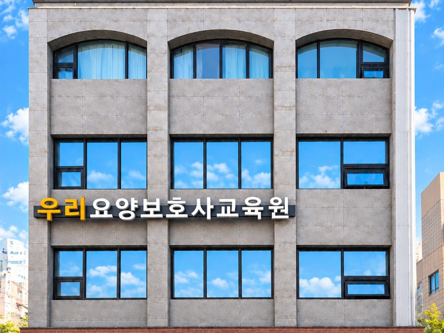 우리요양보호사교육원 건물 정면